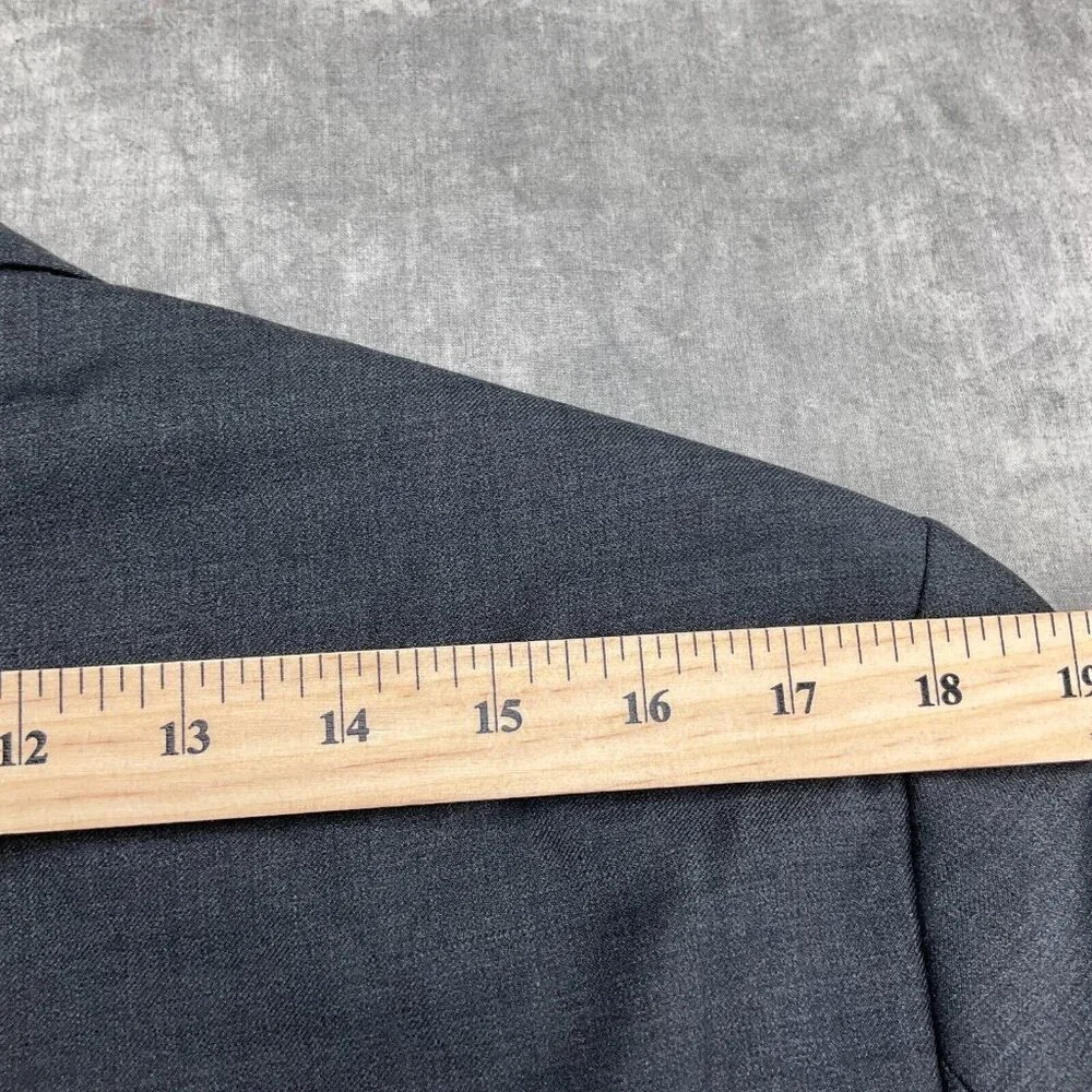 Lauren Ralph Lauren‎ Blazer Men 40 Gray Wool Classic Career Jacket VTG Canada